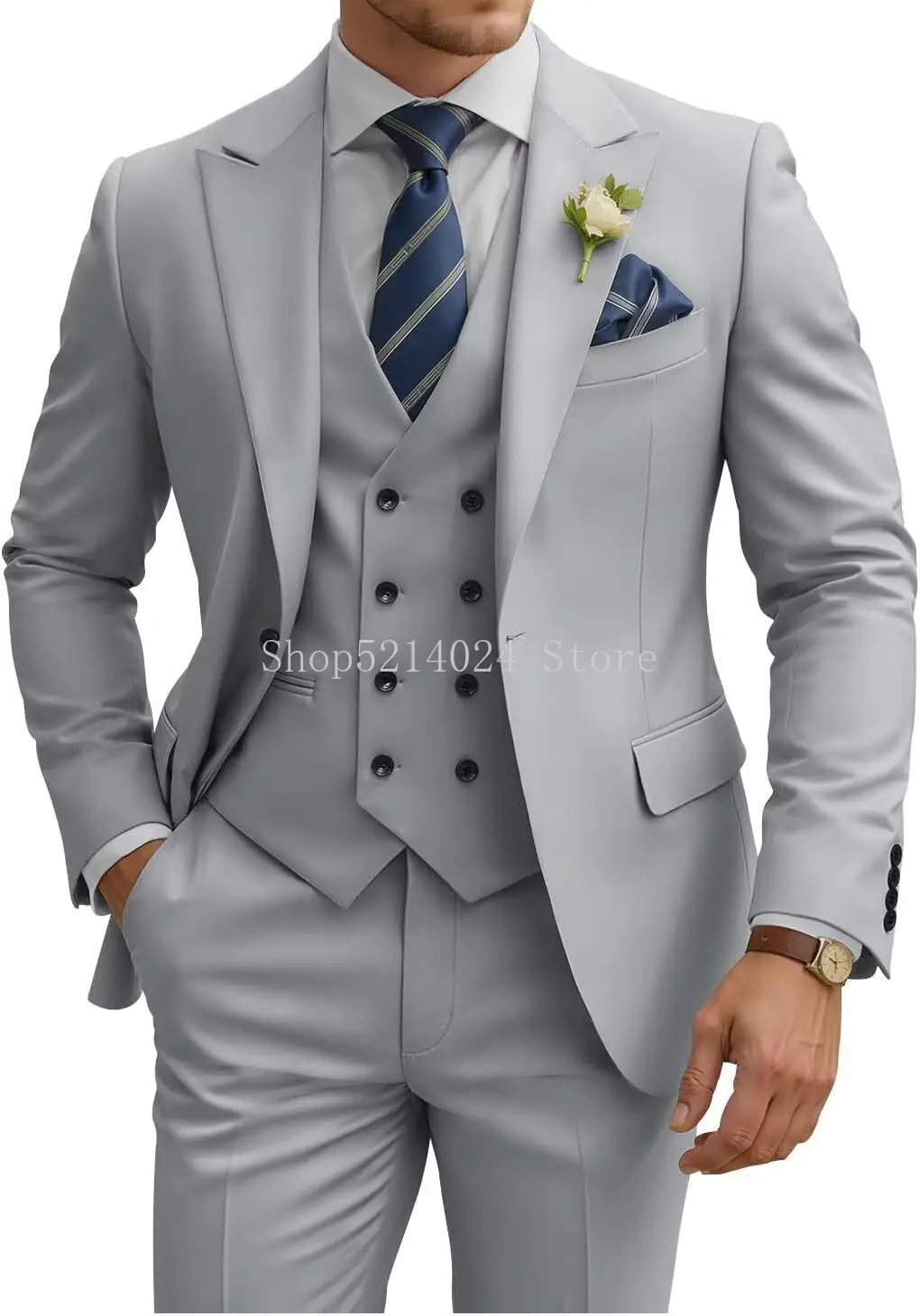 Men’s, 3-Pc. Slim Fit Suits