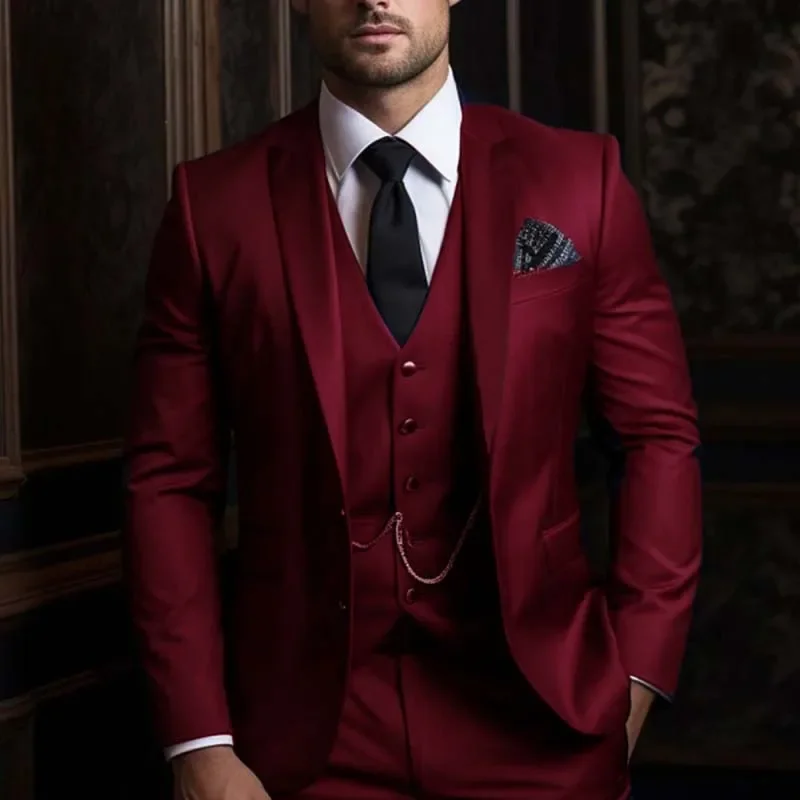 Men’s, Classy 3-Pc. Wedding Tuxedos