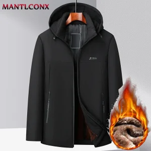 Men's, Fleece-Lined Hooded Parkas - Thermal Coats (Perfect for Hiking and Camping)