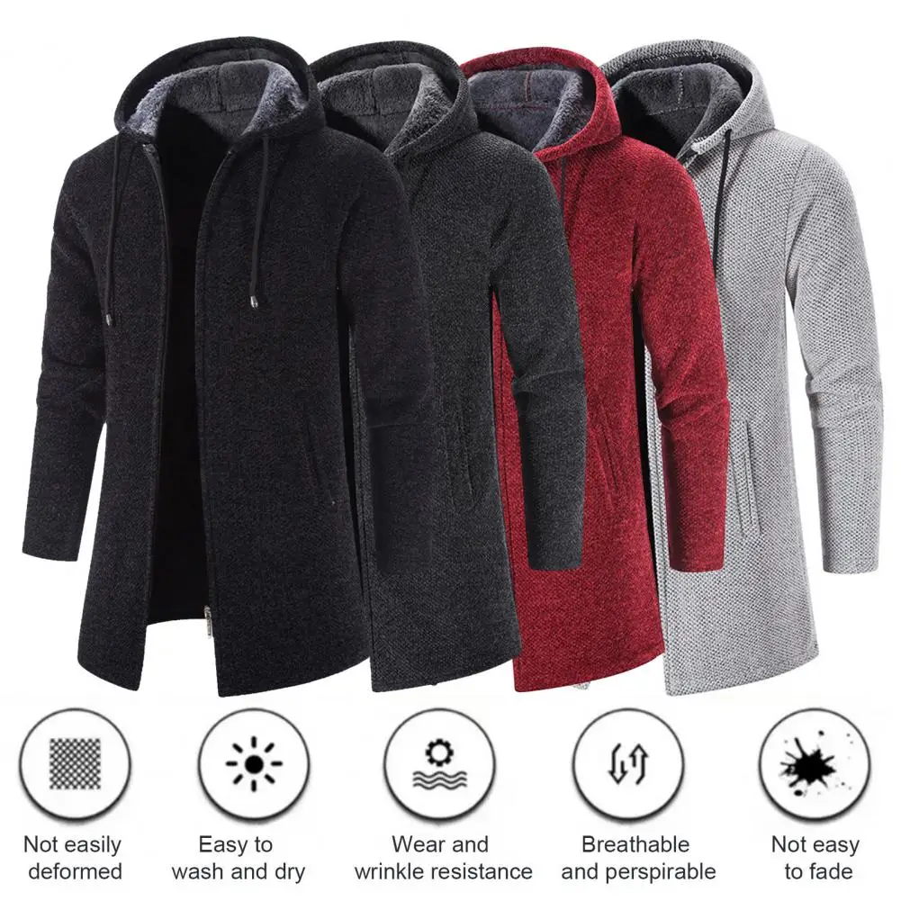 Men’s, Warm Hooded Oversized Winter Coats