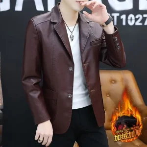 Genuine Leather Jackets - "Korean" Style Leather-Suit Look!